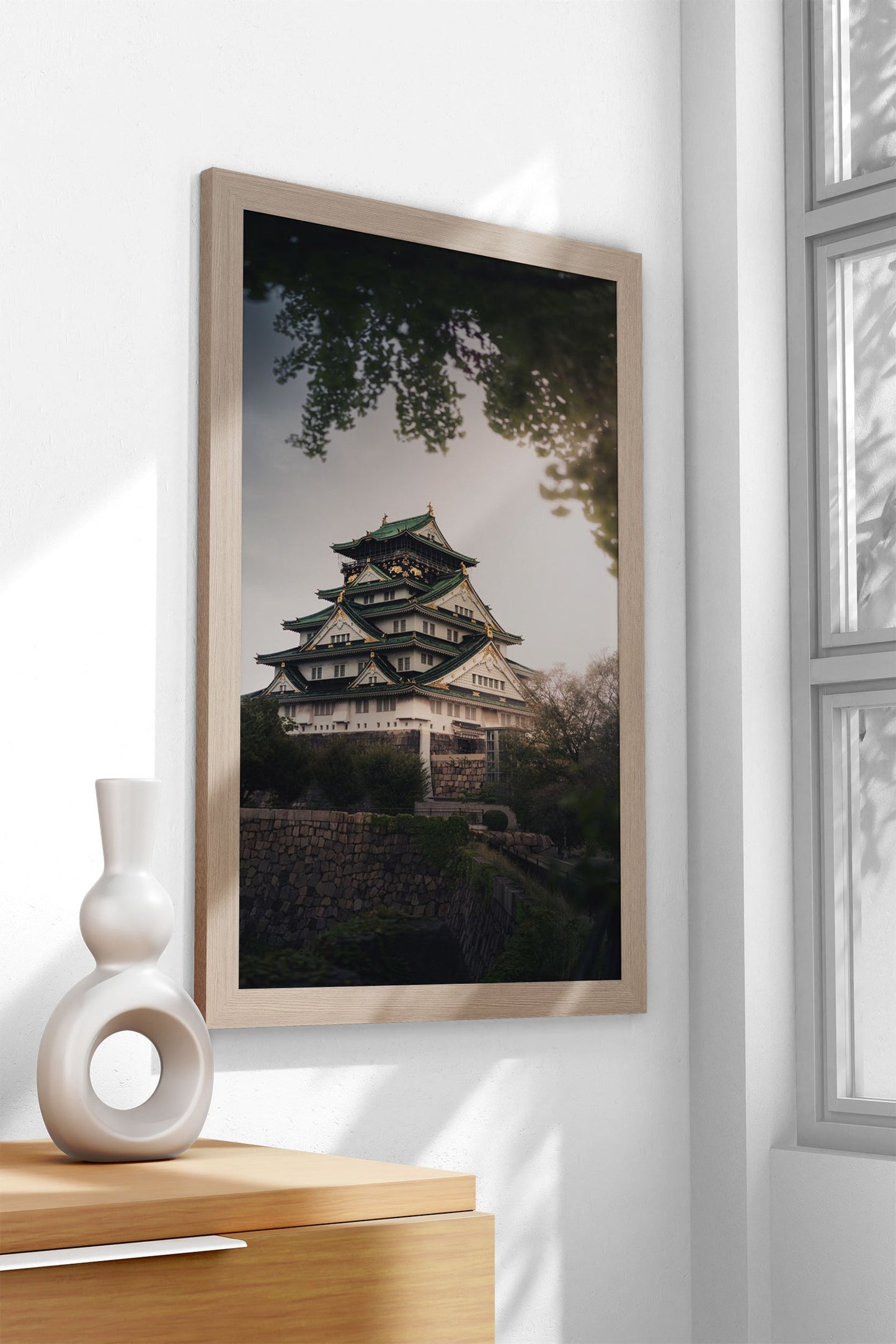 Osaka Castle Asian Style Poster | Wall Art for  Home & Office | High-Quality Print