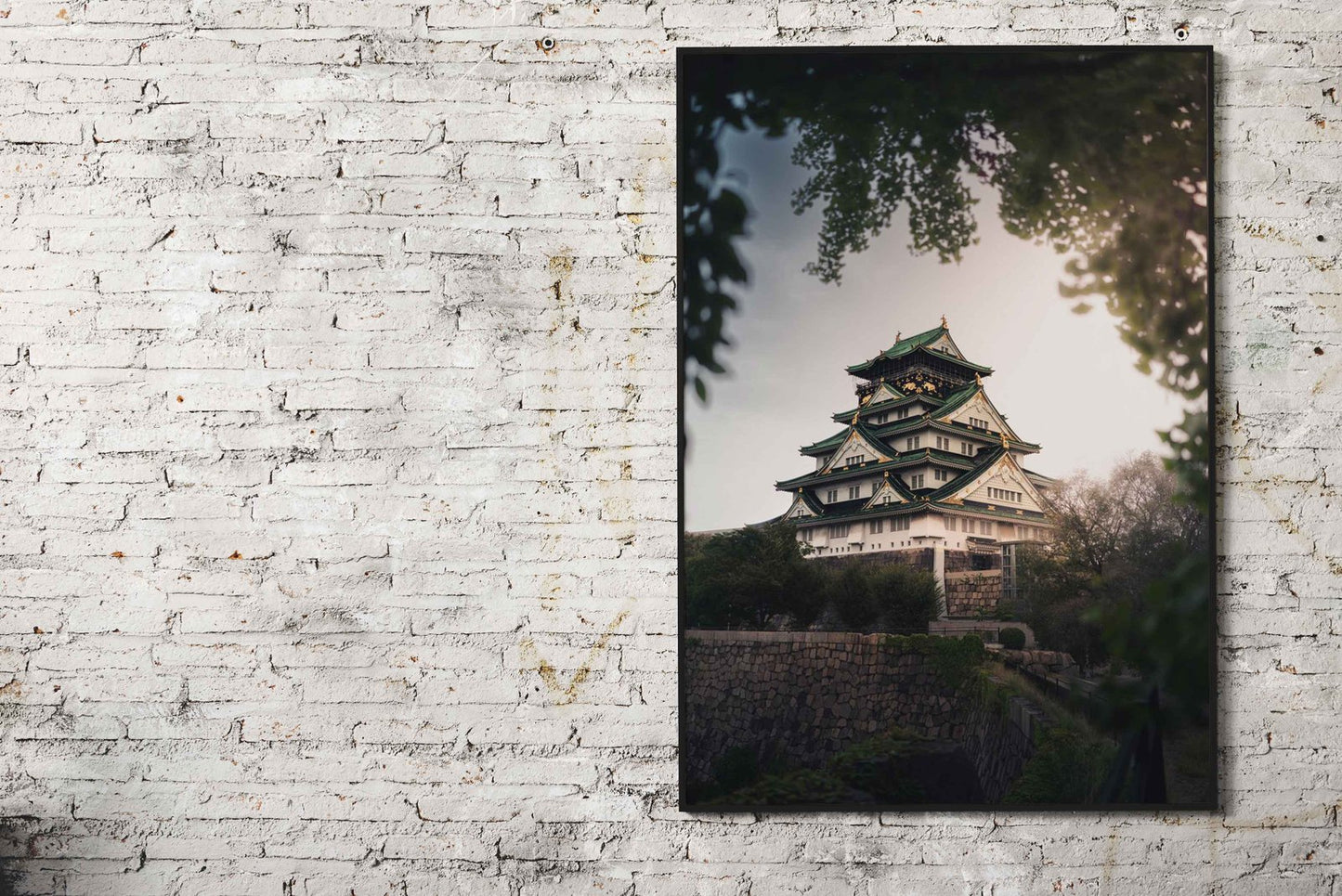 Osaka Castle Asian Style Poster | Wall Art for  Home & Office | High-Quality Print