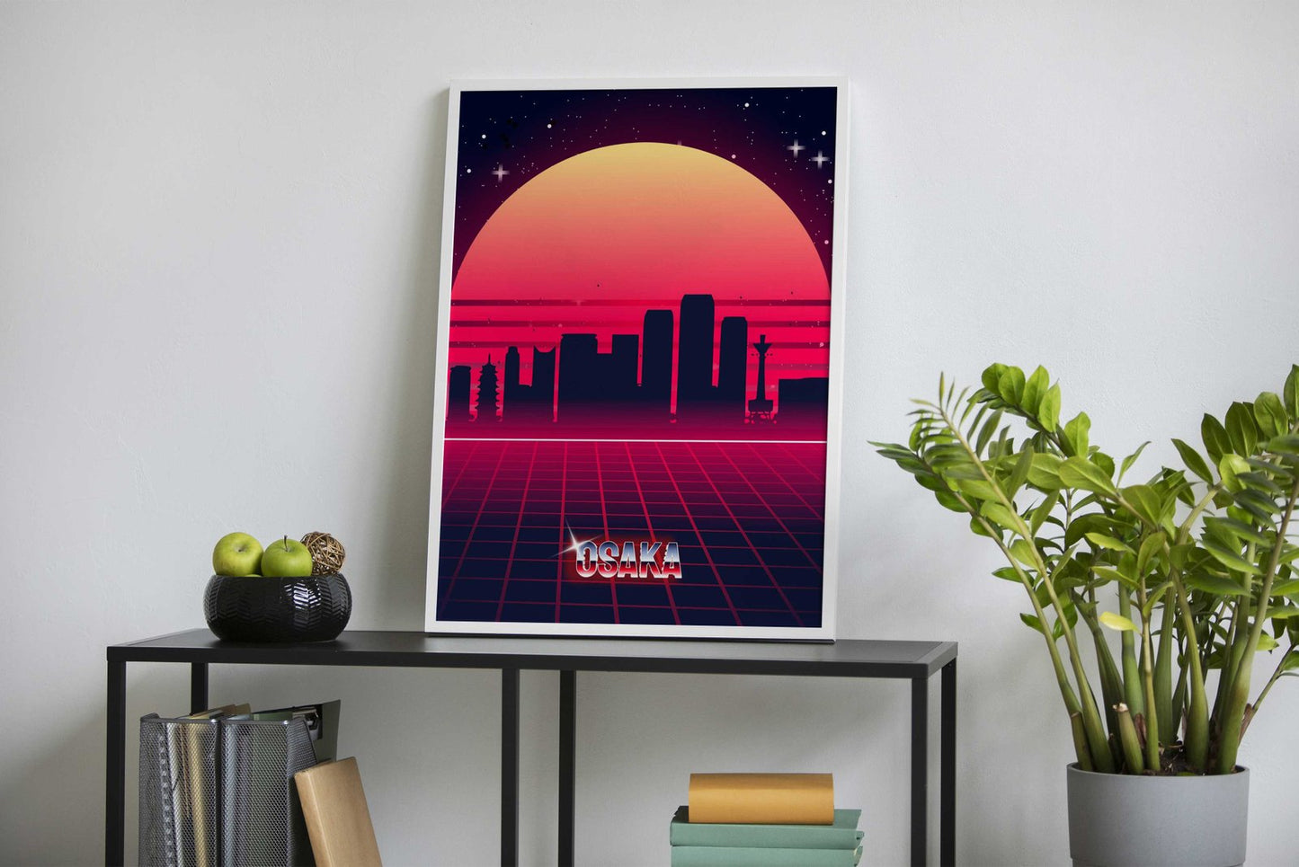 Osaka skyline Asian Style Poster | Wall Art for  Home & Office | High-Quality Print