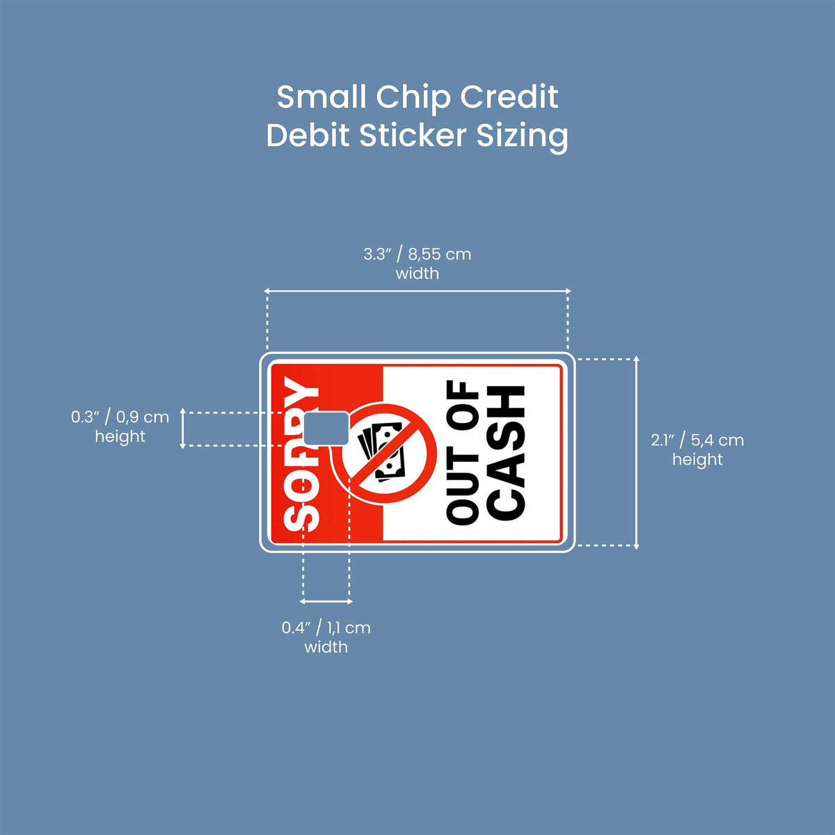 Out Of Order - Premium Vinyl Credit Card Skin Cover by Wonderwallsboutique