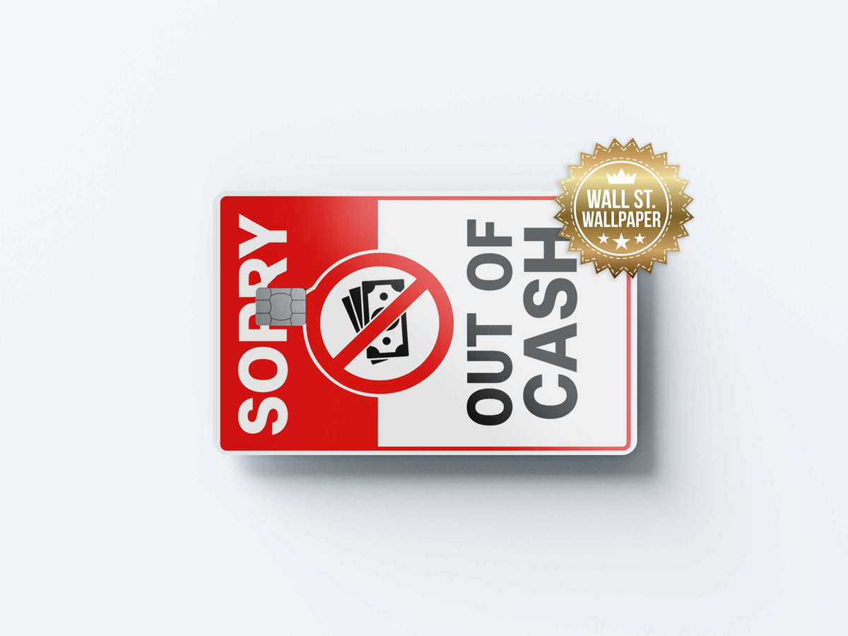Out Of Order - Premium Vinyl Credit Card Skin Cover by Wonderwallsboutique