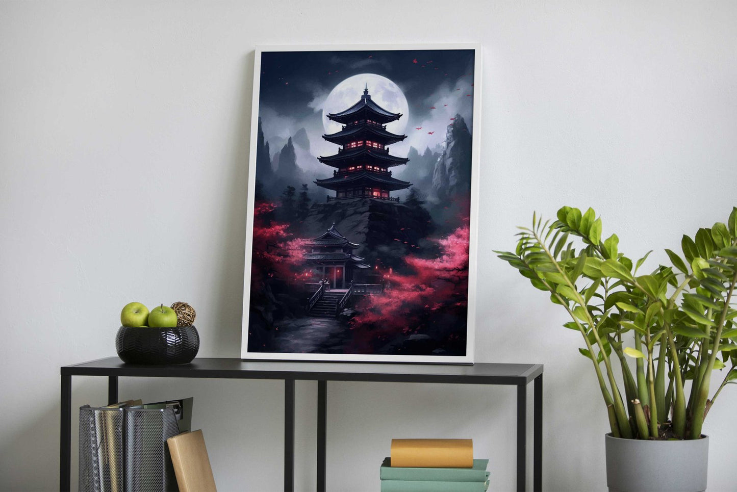 Pagoda Japan Landscape Asian Style Poster |  Wall Art for Home & Office | High-Quality Print