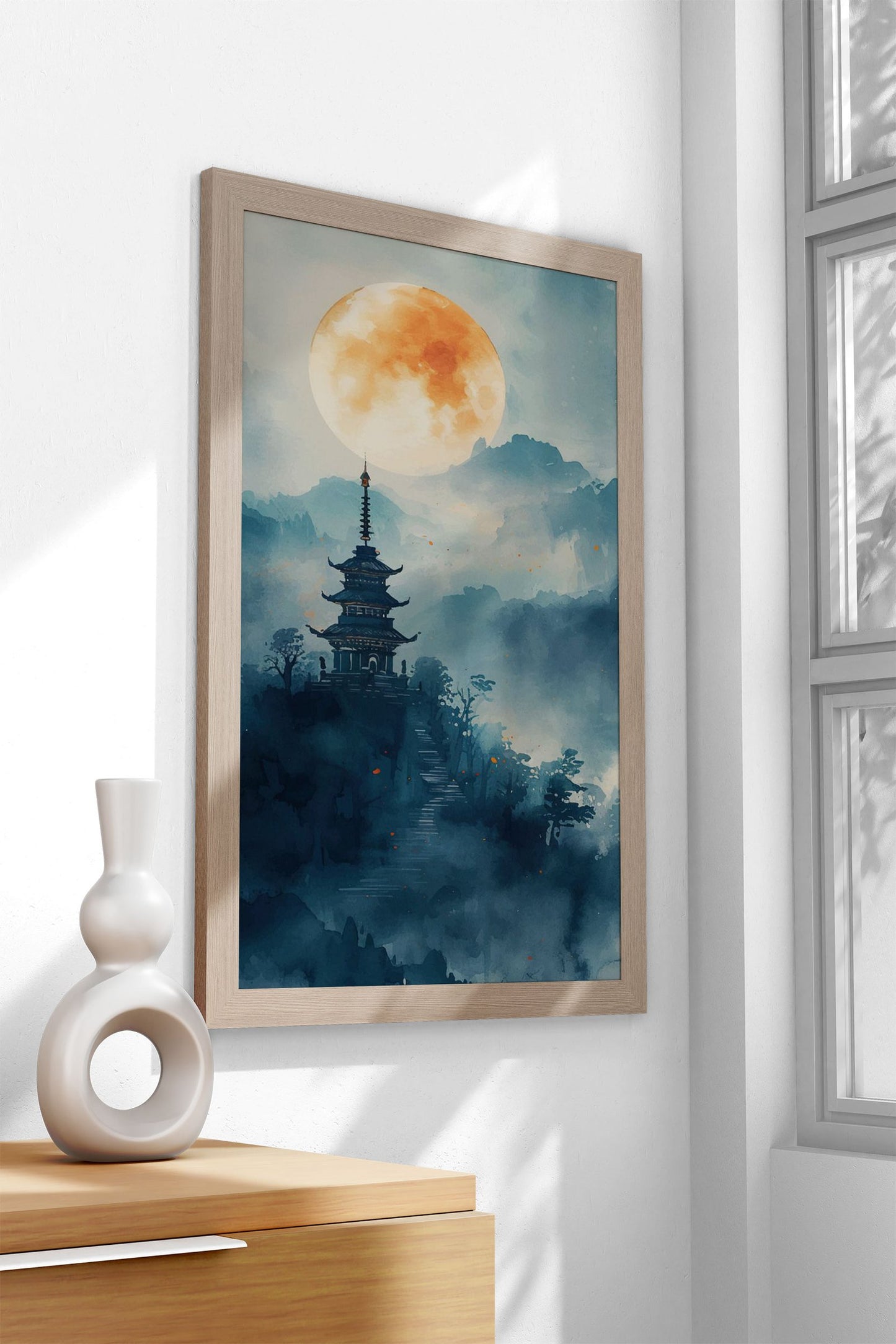 Pagoda Japan Nature Asian Style Poster | Wall  Art for Home & Office | High-Quality Print