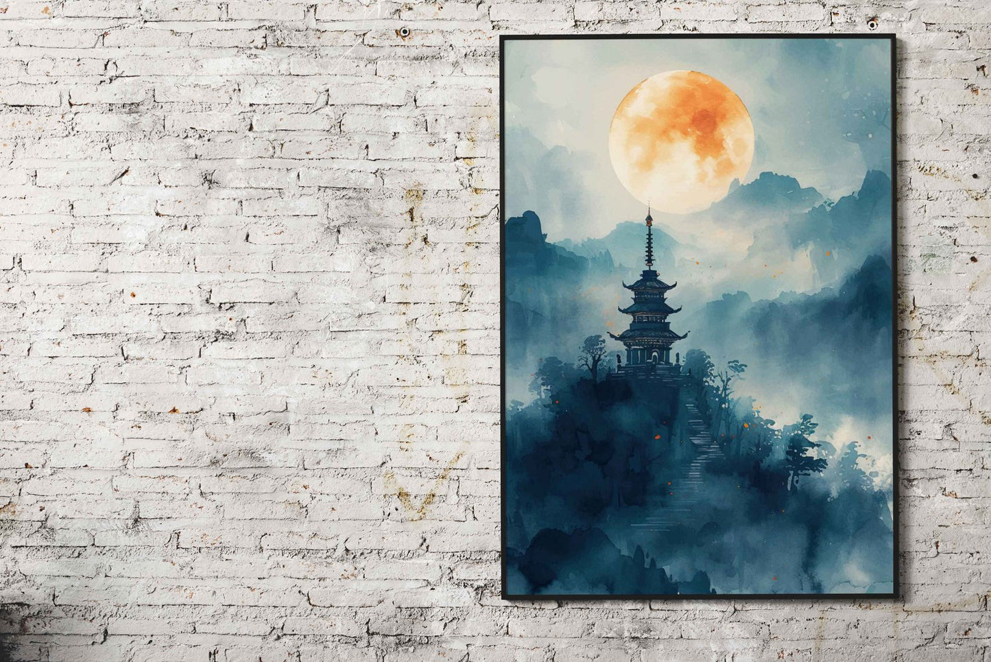 Pagoda Japan Nature Asian Style Poster | Wall  Art for Home & Office | High-Quality Print