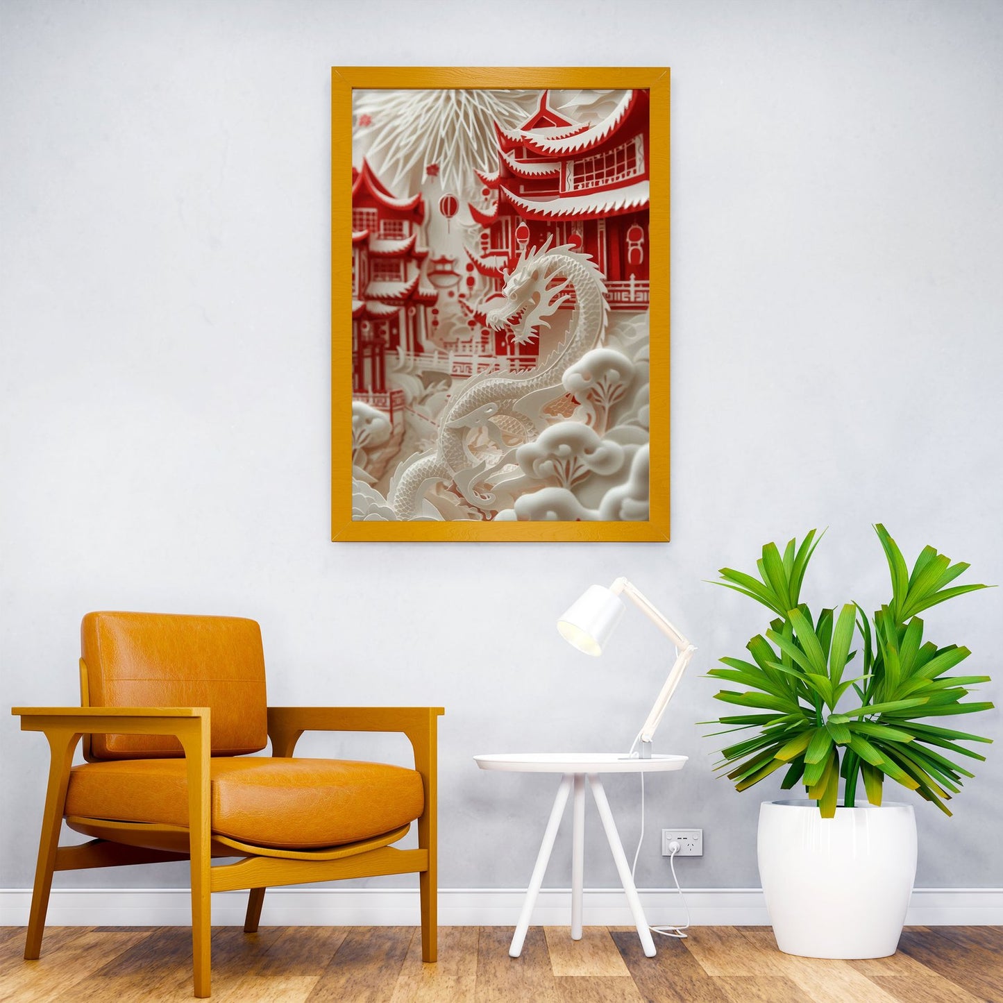 Pagoda Serenity Asian Style Poster | Wall Art f or Home & Office | High-Quality Print
