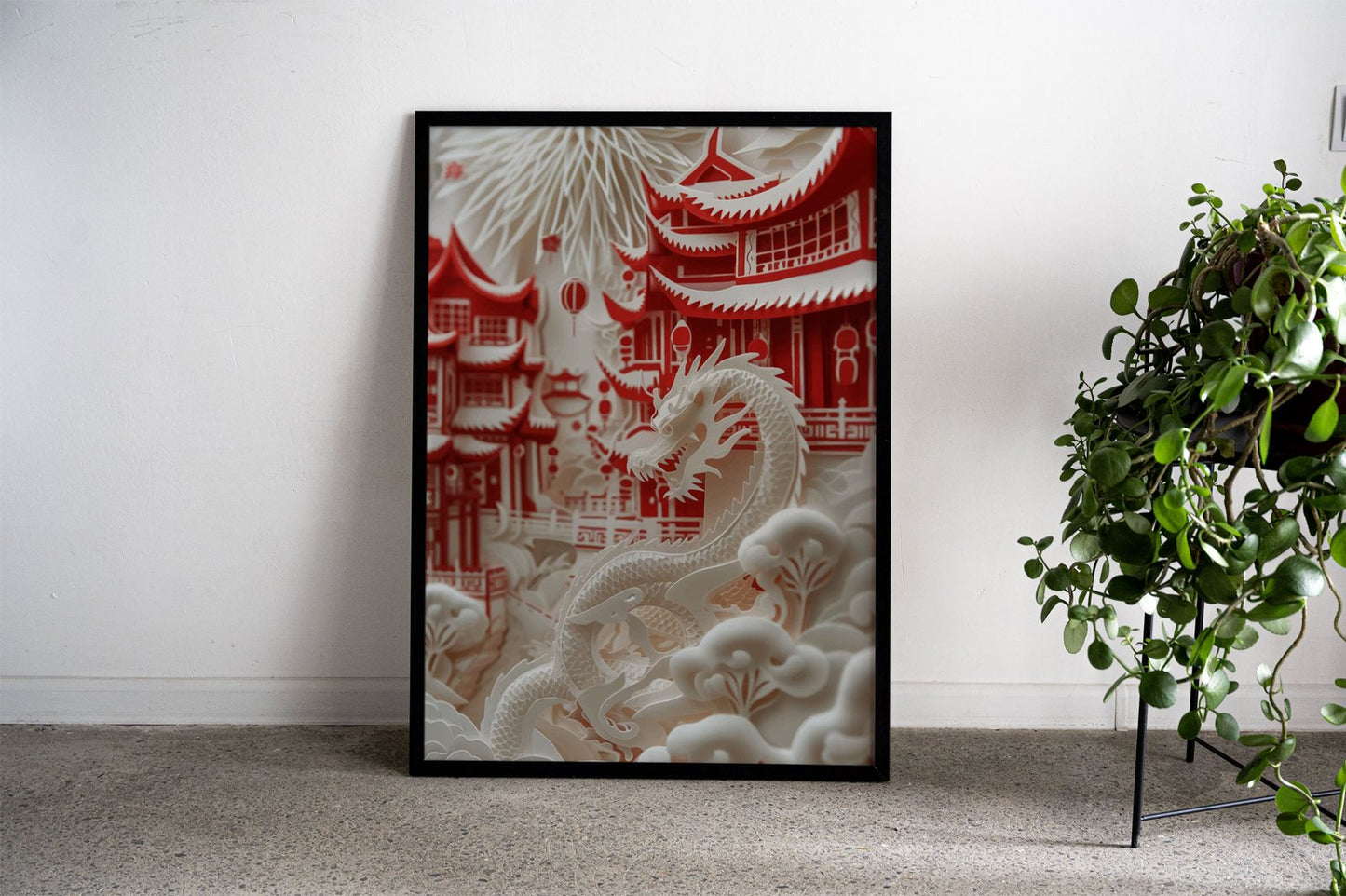 Pagoda Serenity Asian Style Poster | Wall Art f or Home & Office | High-Quality Print