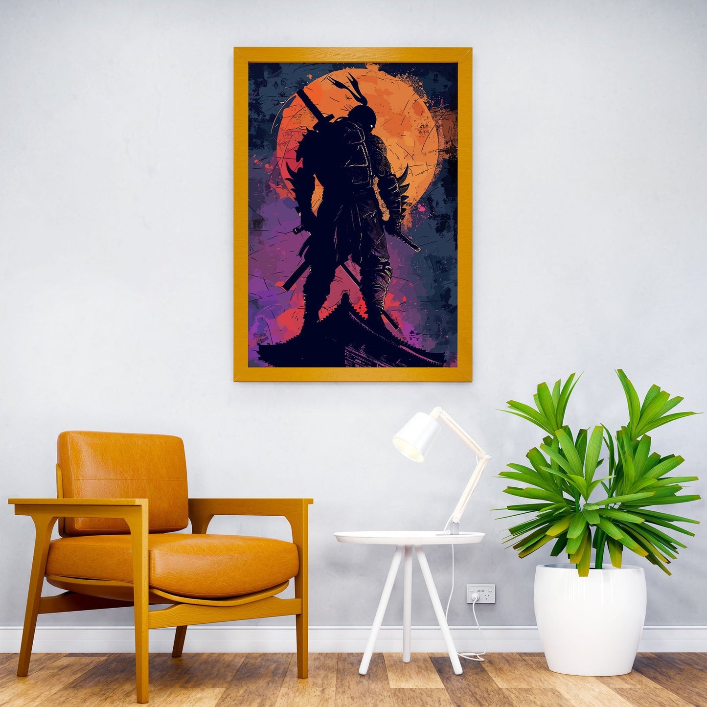 Paint Ninja Asian Style Poster | Wall Art for Ho me & Office | High-Quality Print