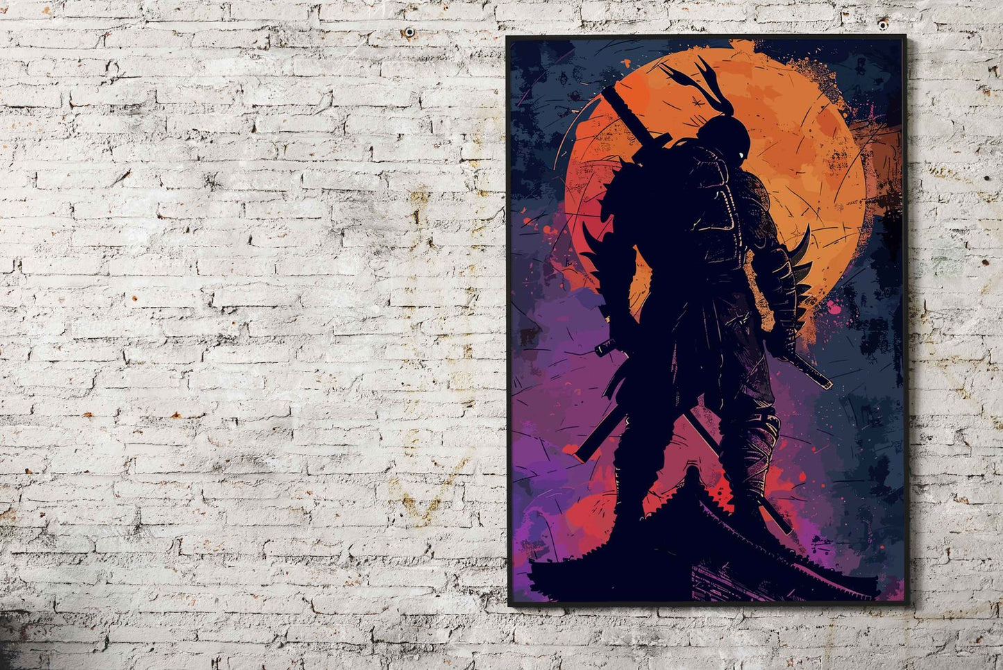 Paint Ninja Asian Style Poster | Wall Art for Ho me & Office | High-Quality Print