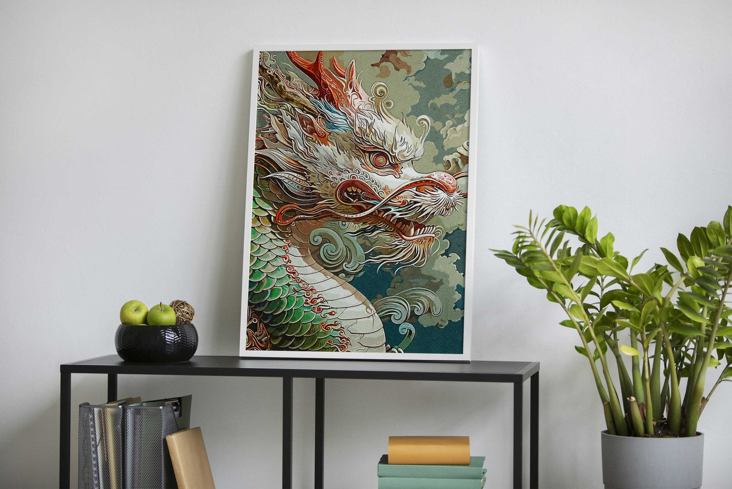 Painting Art Dragon Asian Style Poster | Wall A rt for Home & Office | High-Quality Print