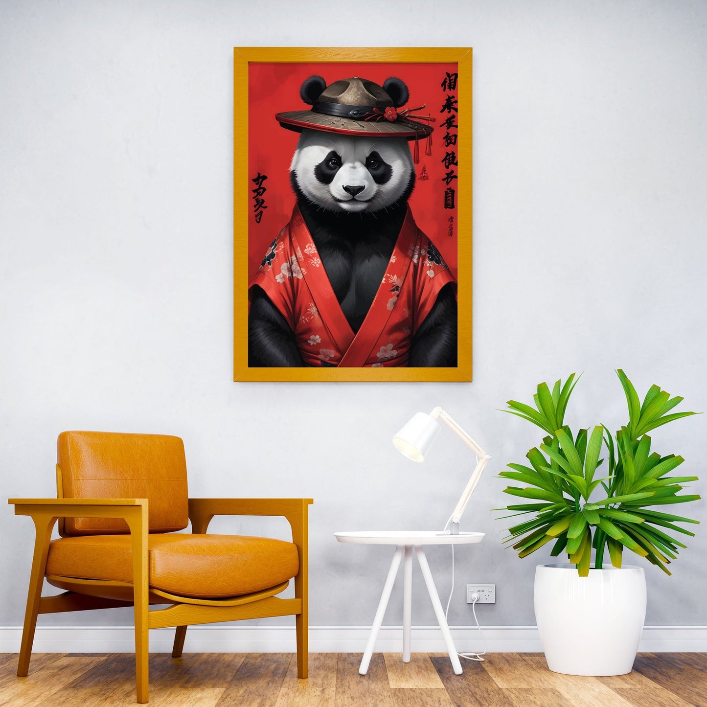 Panda Kimono Asian Style Poster | Wall Art for  Home & Office | High-Quality Print