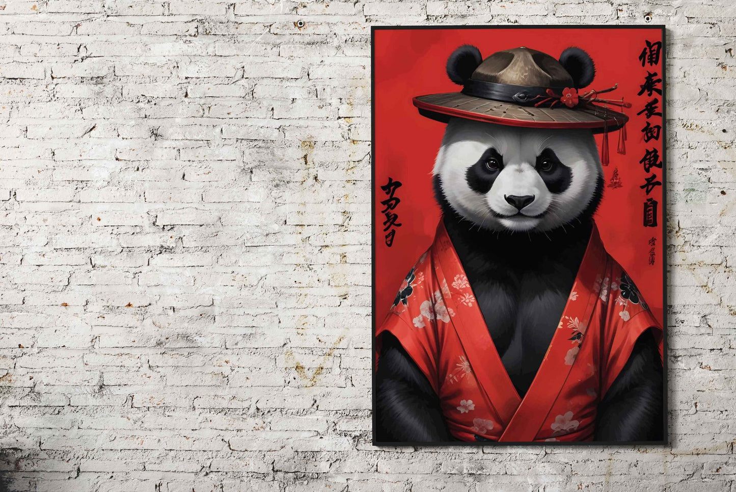 Panda Kimono Asian Style Poster | Wall Art for  Home & Office | High-Quality Print