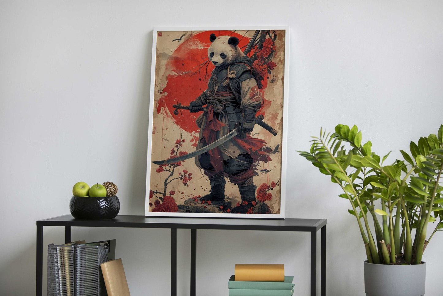 Panda Warrior Japan Asian Style Poster | Wall  Art for Home & Office | High-Quality Print