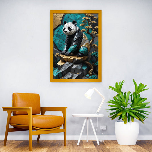 Panda kintsugi Asian Style Poster | Wall Art for  Home & Office | High-Quality Print