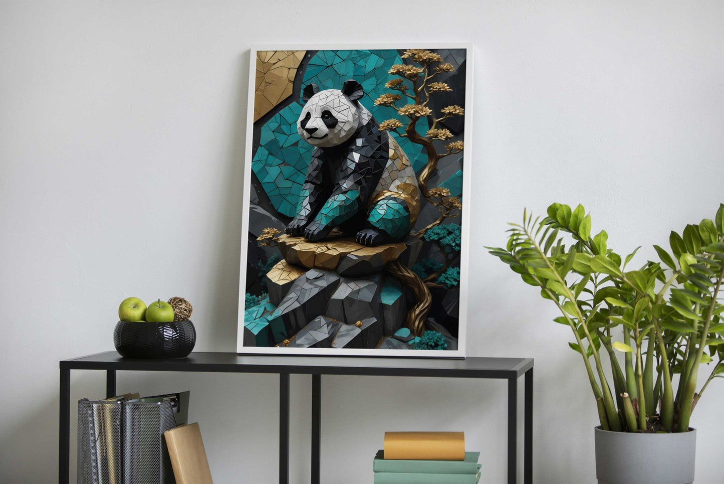 Panda kintsugi Asian Style Poster | Wall Art for  Home & Office | High-Quality Print