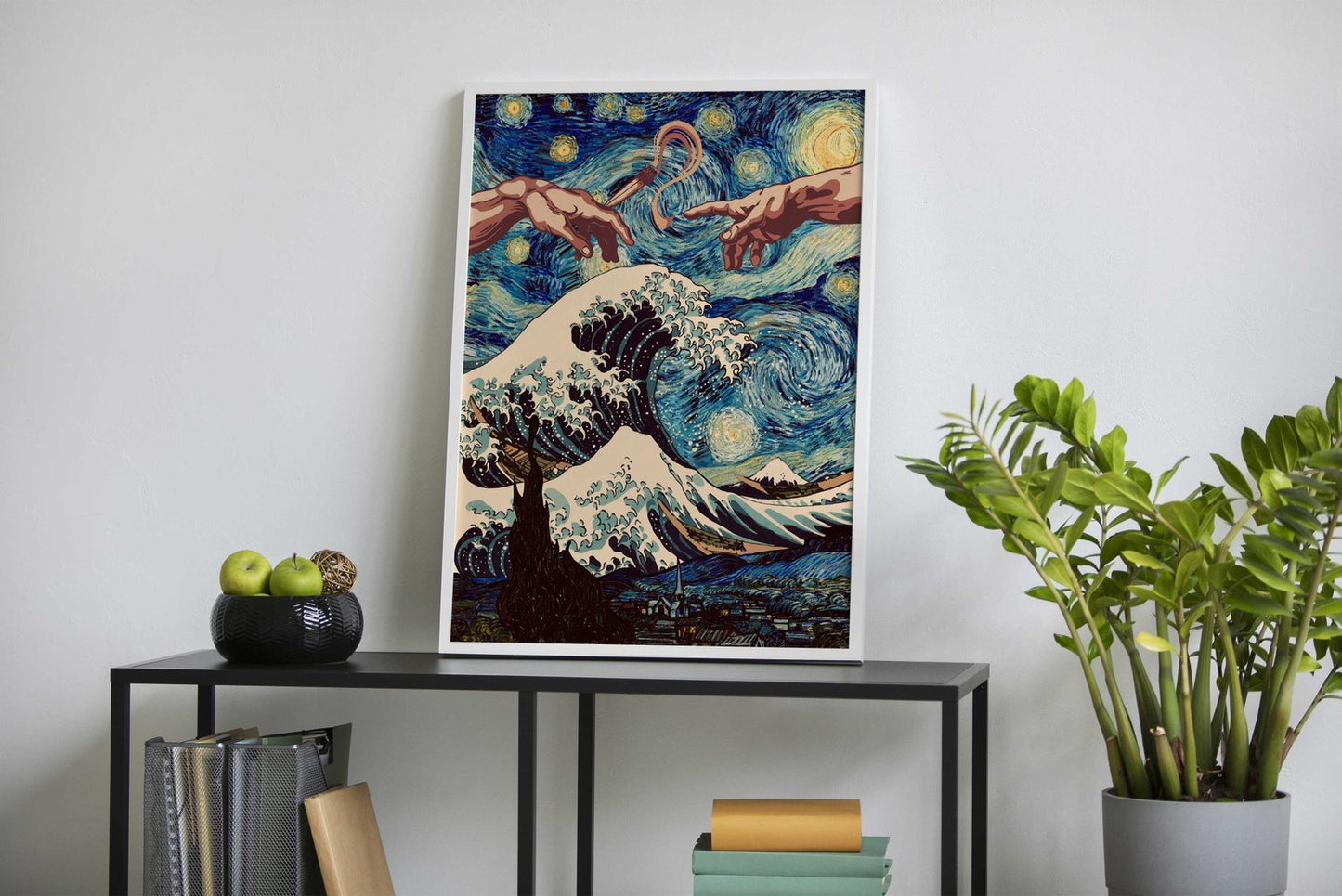 Pass Joint starry night Asian Style Poster | Wa ll Art for Home & Office | High-Quality Print