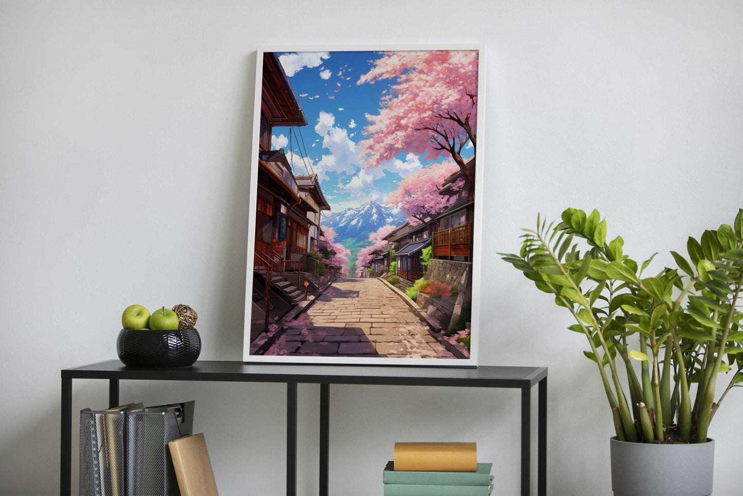 Pastel Fuji Asian Style Poster | Wall Art for Hom e & Office | High-Quality Print