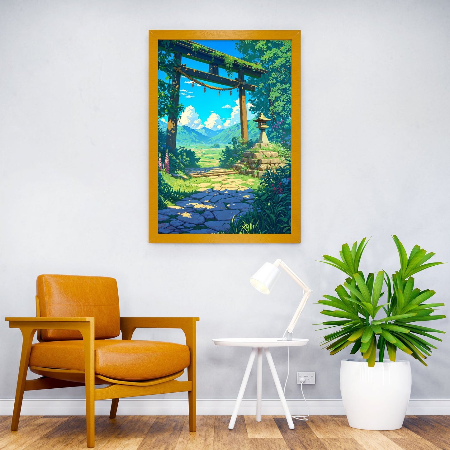 Path to Tranquility Asian Style Poster | Wall Art  for Home & Office | High-Quality Print