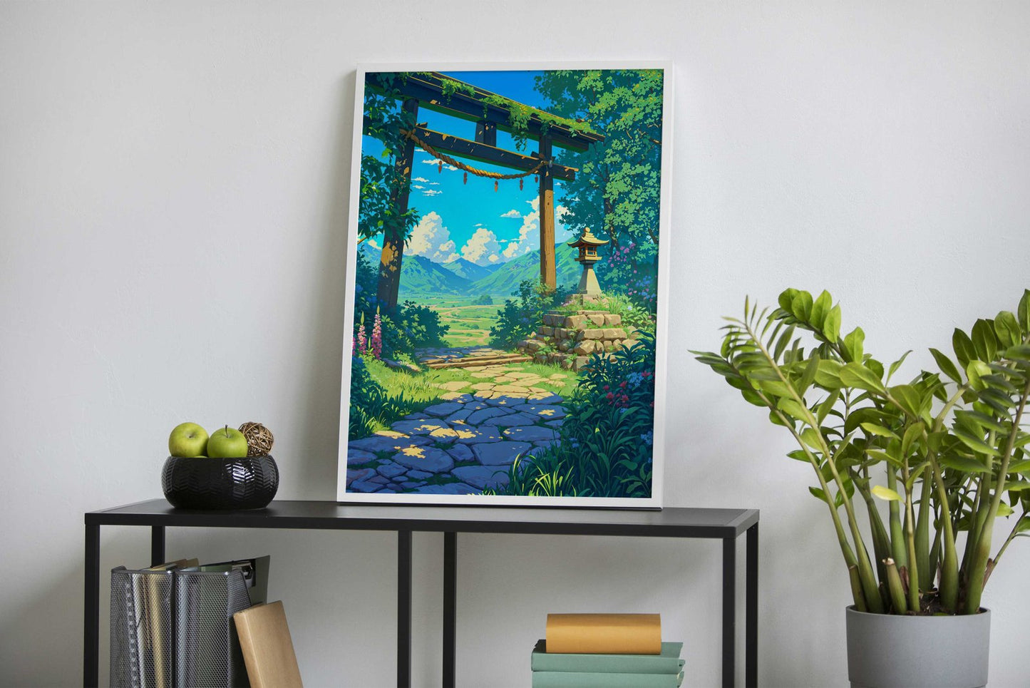 Path to Tranquility Asian Style Poster | Wall Art  for Home & Office | High-Quality Print