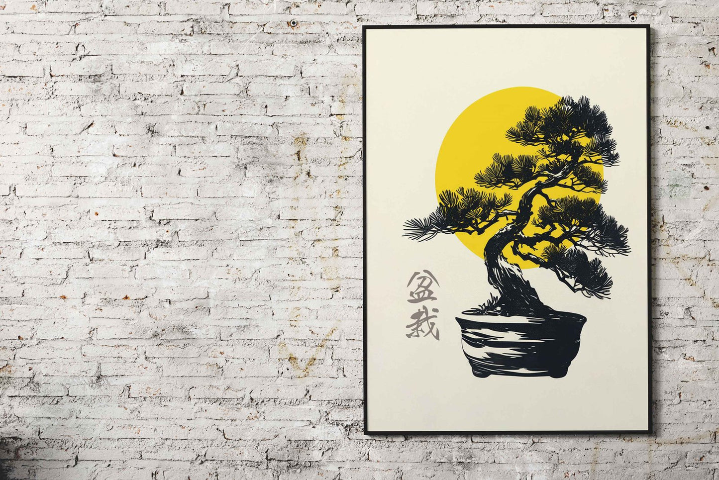 Peaceful Bonsai Tree Asian Style Poster | Wall  Art for Home & Office | High-Quality Print