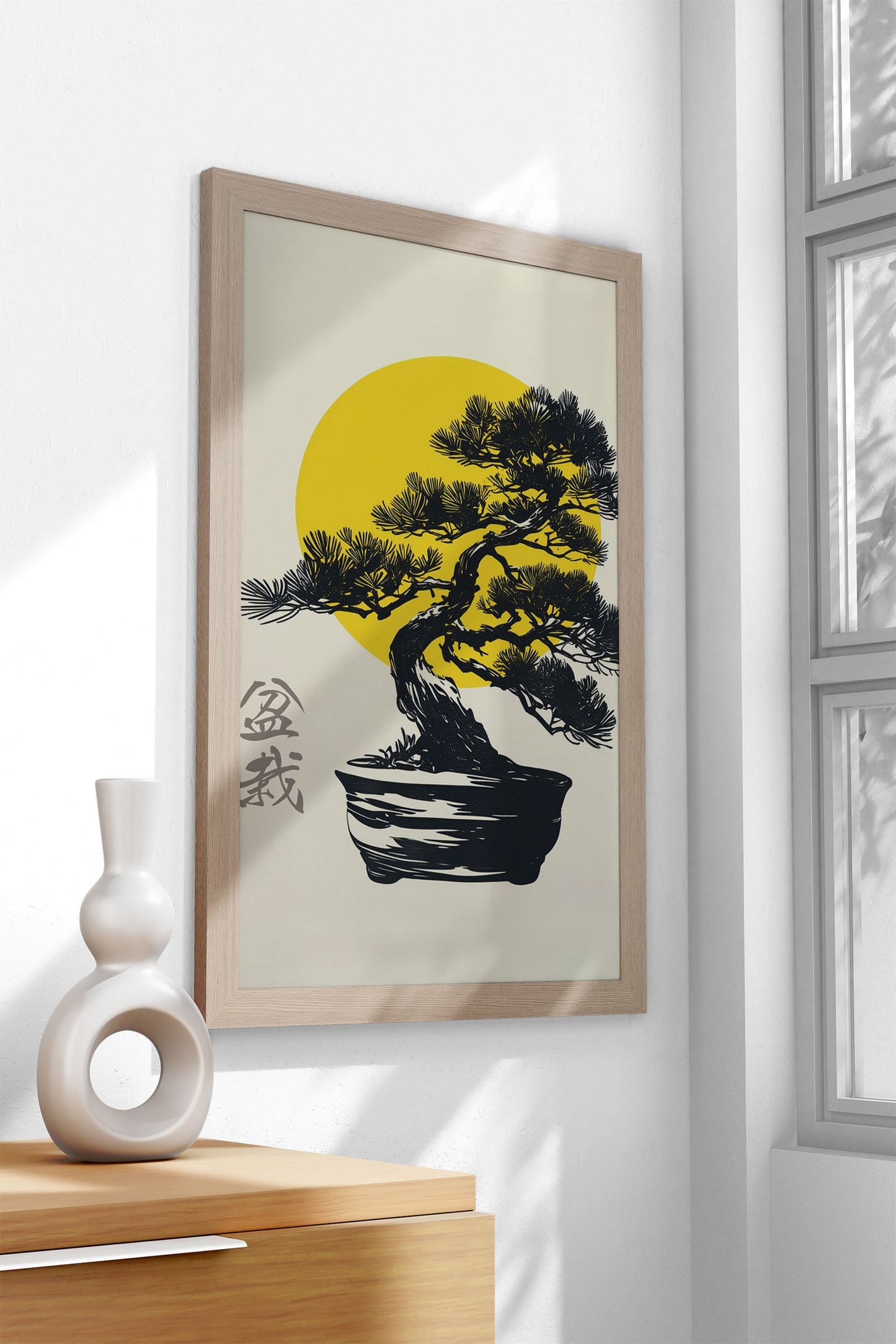 Peaceful Bonsai Tree Asian Style Poster | Wall  Art for Home & Office | High-Quality Print