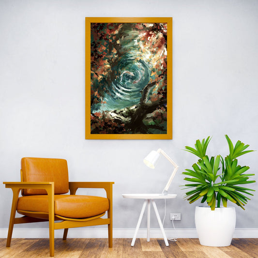 Peaceful Japanese Koi FIsh Asian Style Poster  | Wall Art for Home & Office | High-Quality Print
