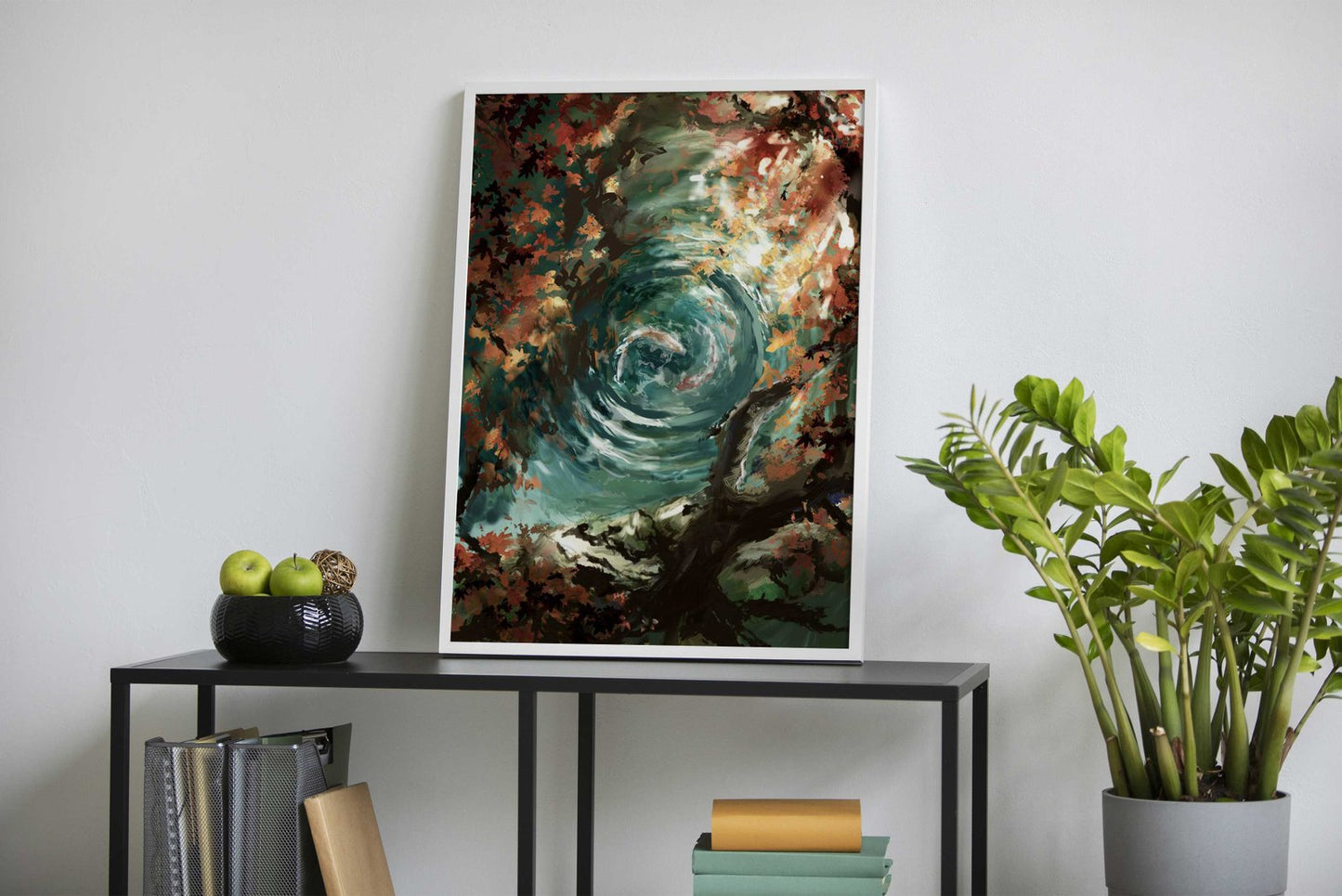 Peaceful Japanese Koi FIsh Asian Style Poster  | Wall Art for Home & Office | High-Quality Print