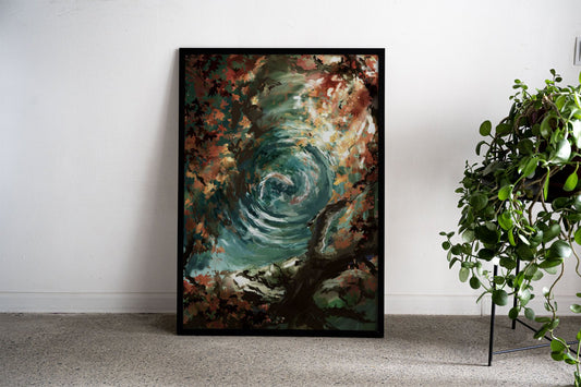 Peaceful Japanese Koi FIsh Asian Style Poster  | Wall Art for Home & Office | High-Quality Print