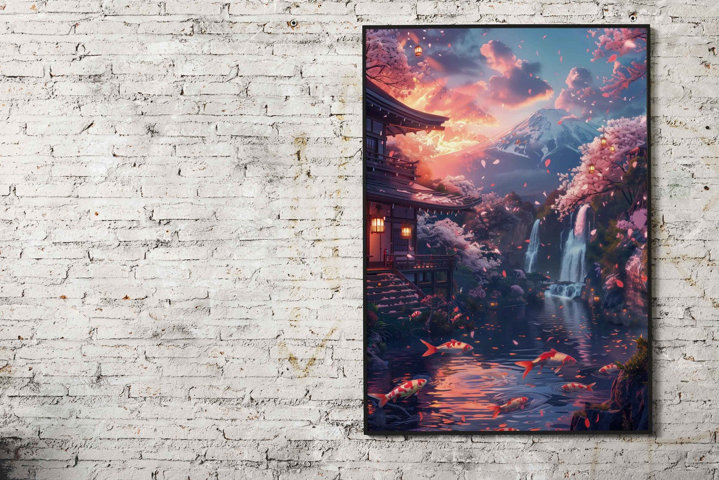 Peaceful & tranquility Asian Style Poster | Wall  Art for Home & Office | High-Quality Print