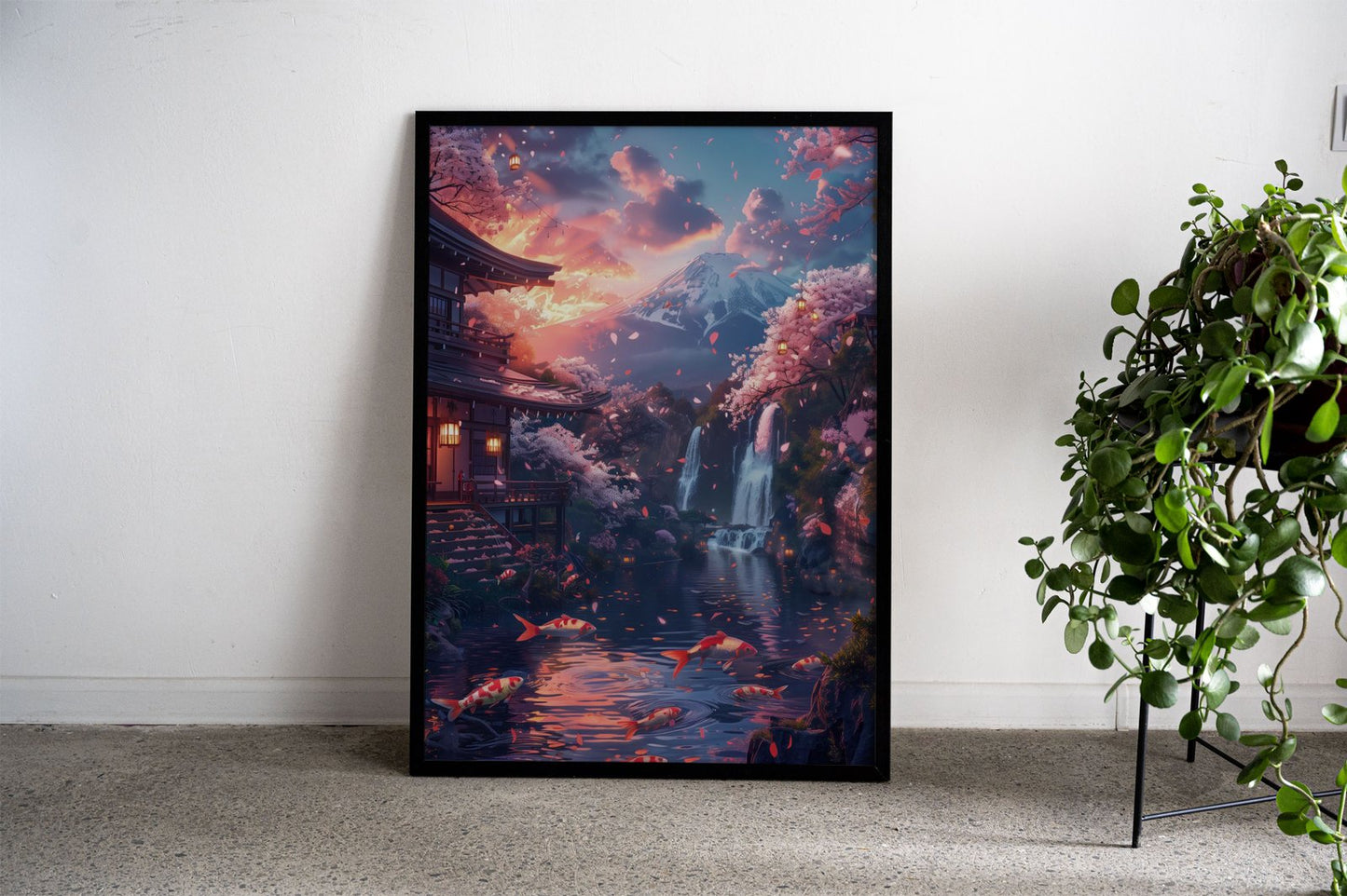 Peaceful & tranquility Asian Style Poster | Wall  Art for Home & Office | High-Quality Print