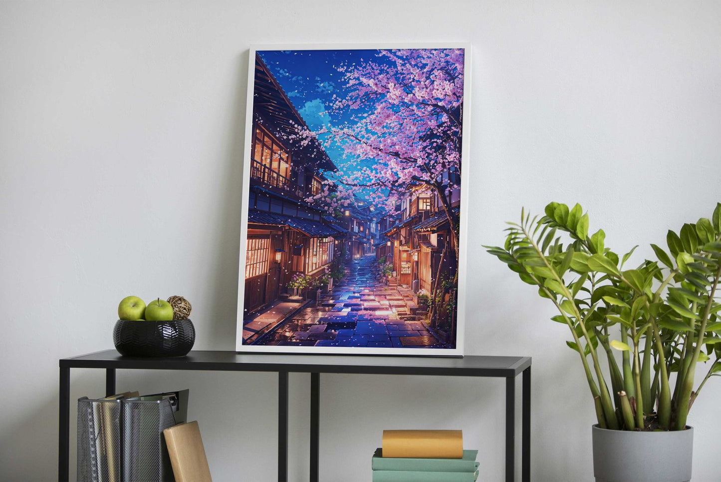 Petal Street Asian Style Poster | Wall Art for Ho me & Office | High-Quality Print