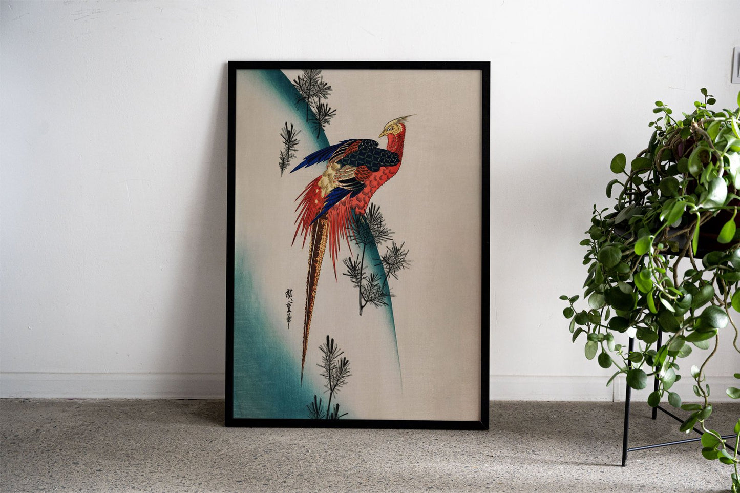 Pheasant Asian Style Poster | Wall Art for Hom e & Office | High-Quality Print