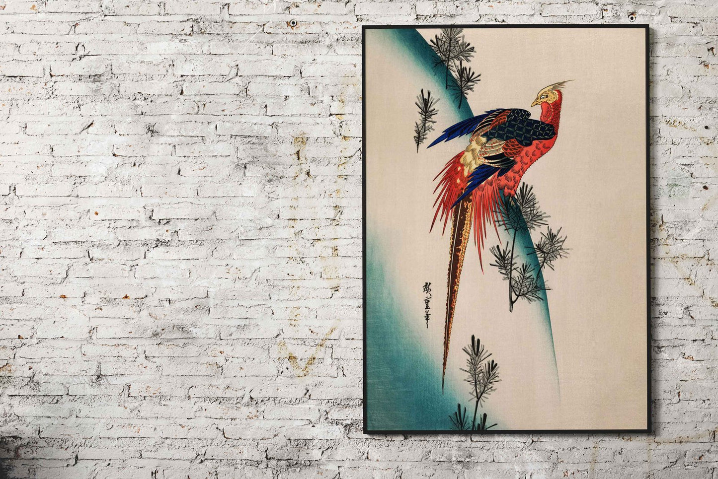 Pheasant Asian Style Poster | Wall Art for Hom e & Office | High-Quality Print