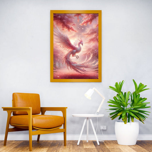 Phoenix sakura Japan Asian Style Poster | Wal l Art for Home & Office | High-Quality Print