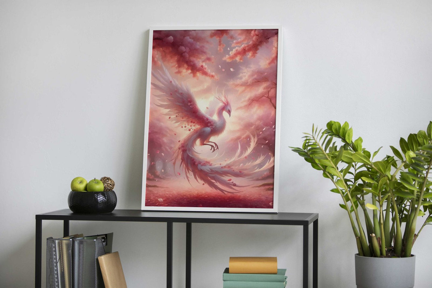 Phoenix sakura Japan Asian Style Poster | Wal l Art for Home & Office | High-Quality Print