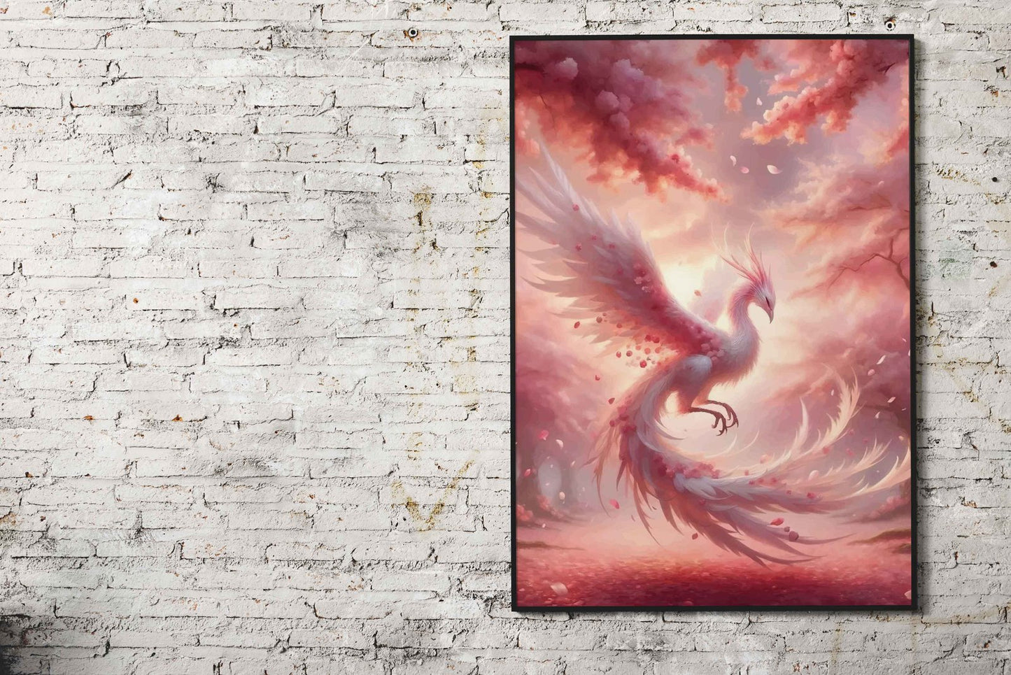 Phoenix sakura Japan Asian Style Poster | Wal l Art for Home & Office | High-Quality Print