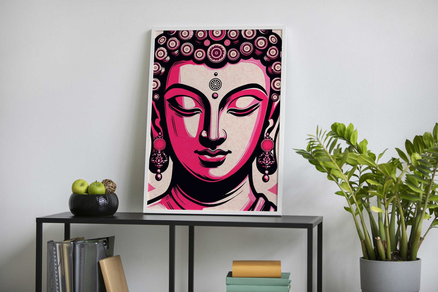 Pink Buddha Asian Style Poster | Wall Art for H ome & Office | High-Quality Print