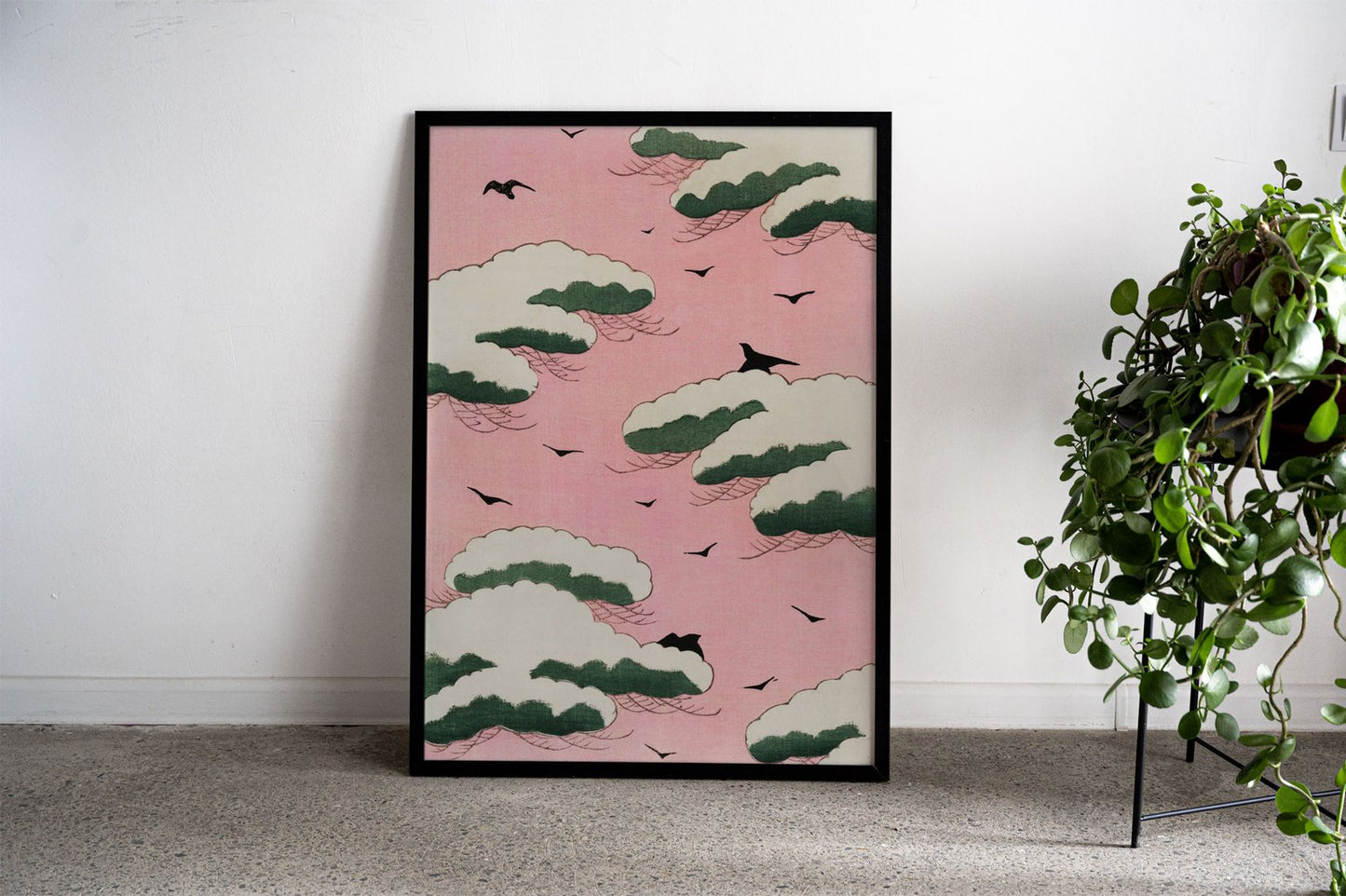 Pink Sky Asian Style Poster | Wall Art for Home  & Office | High-Quality Print