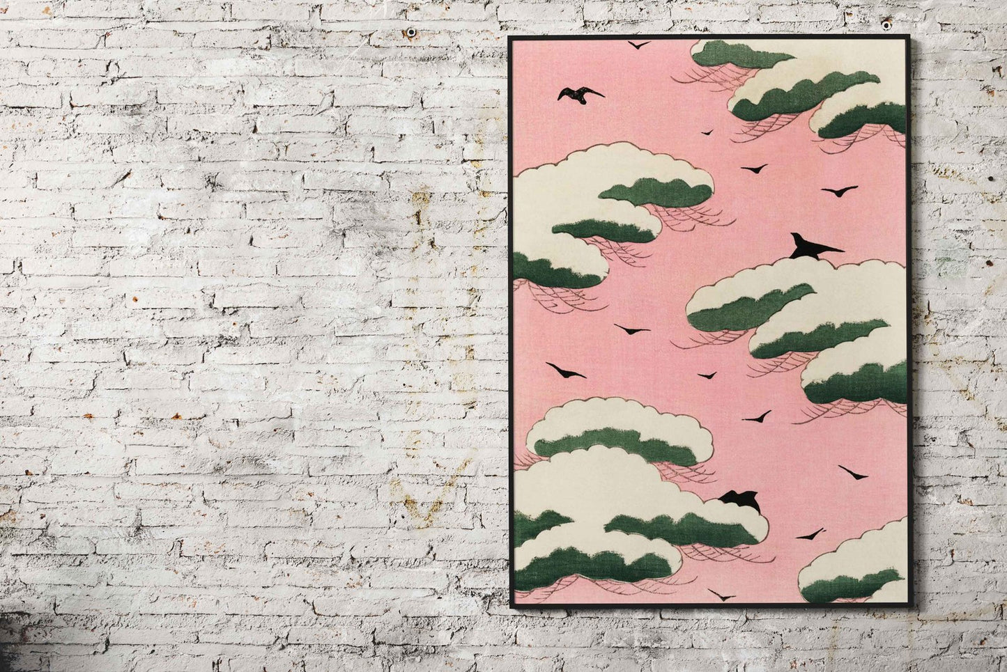 Pink Sky Asian Style Poster | Wall Art for Home  & Office | High-Quality Print