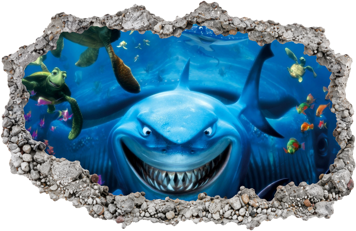 Pixar Finding Nemo Underwater Vinyl Mural Bedroom Decor 171
