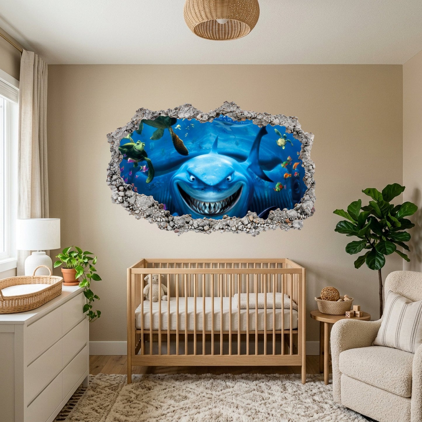 Pixar Finding Nemo Underwater Vinyl Mural Bedroom Decor 171