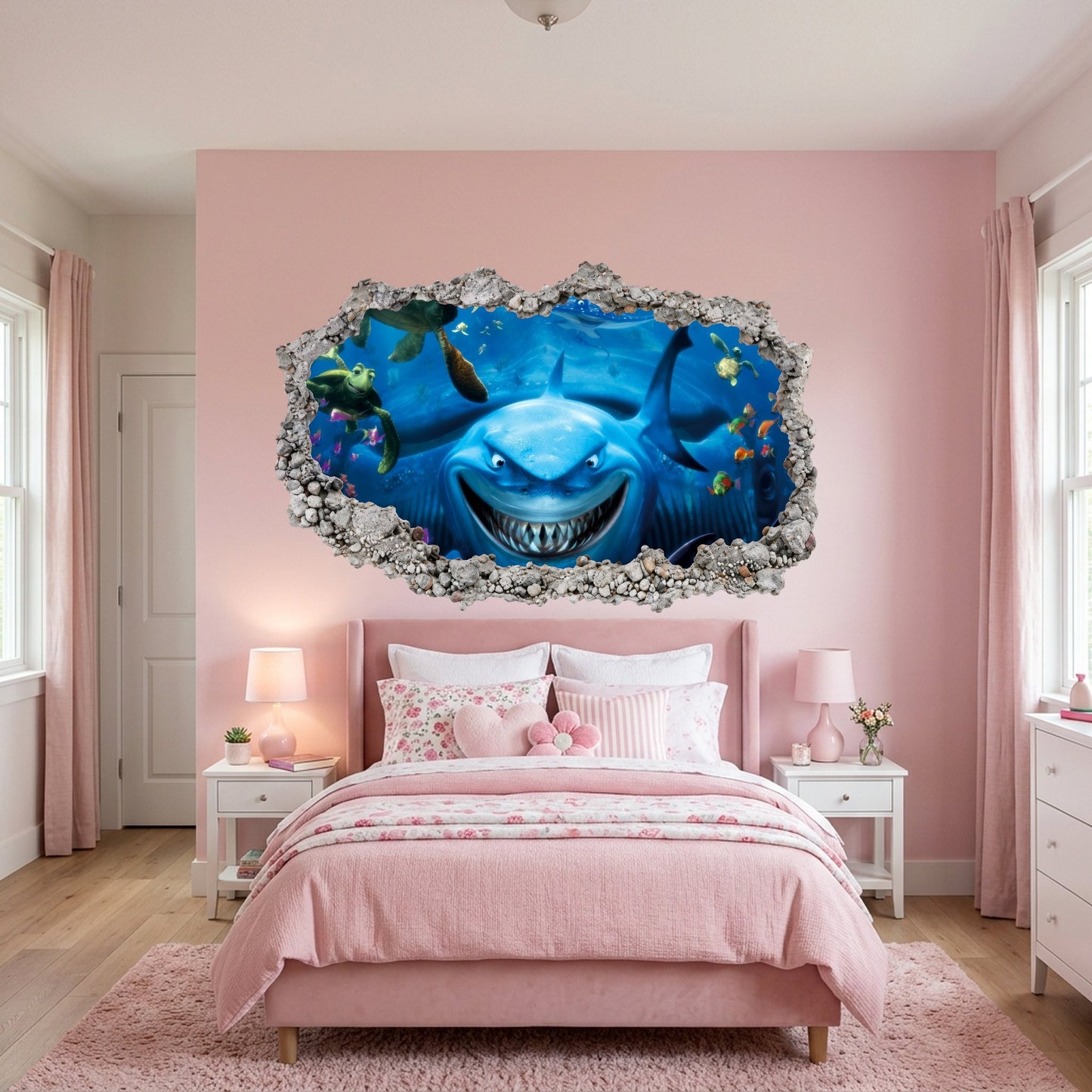 Pixar Finding Nemo Underwater Vinyl Mural Bedroom Decor 171