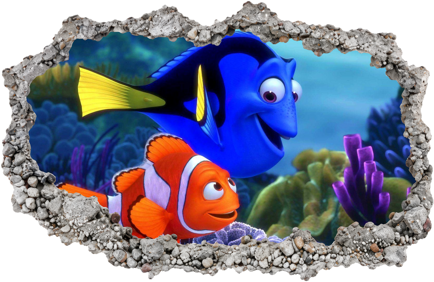 Pixar Finding Nemo Underwater Vinyl Mural Kids Room Decor 164