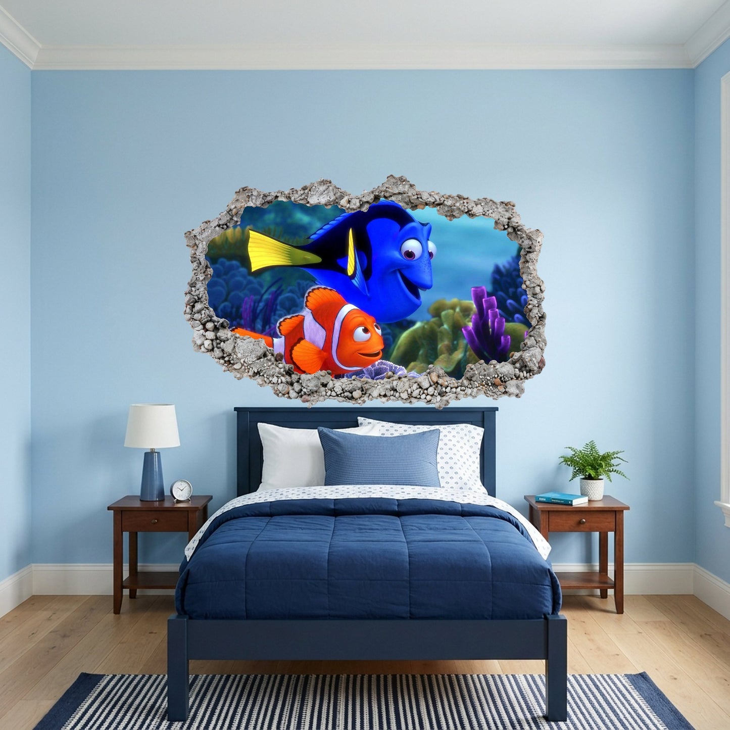 Pixar Finding Nemo Underwater Vinyl Mural Kids Room Decor 164