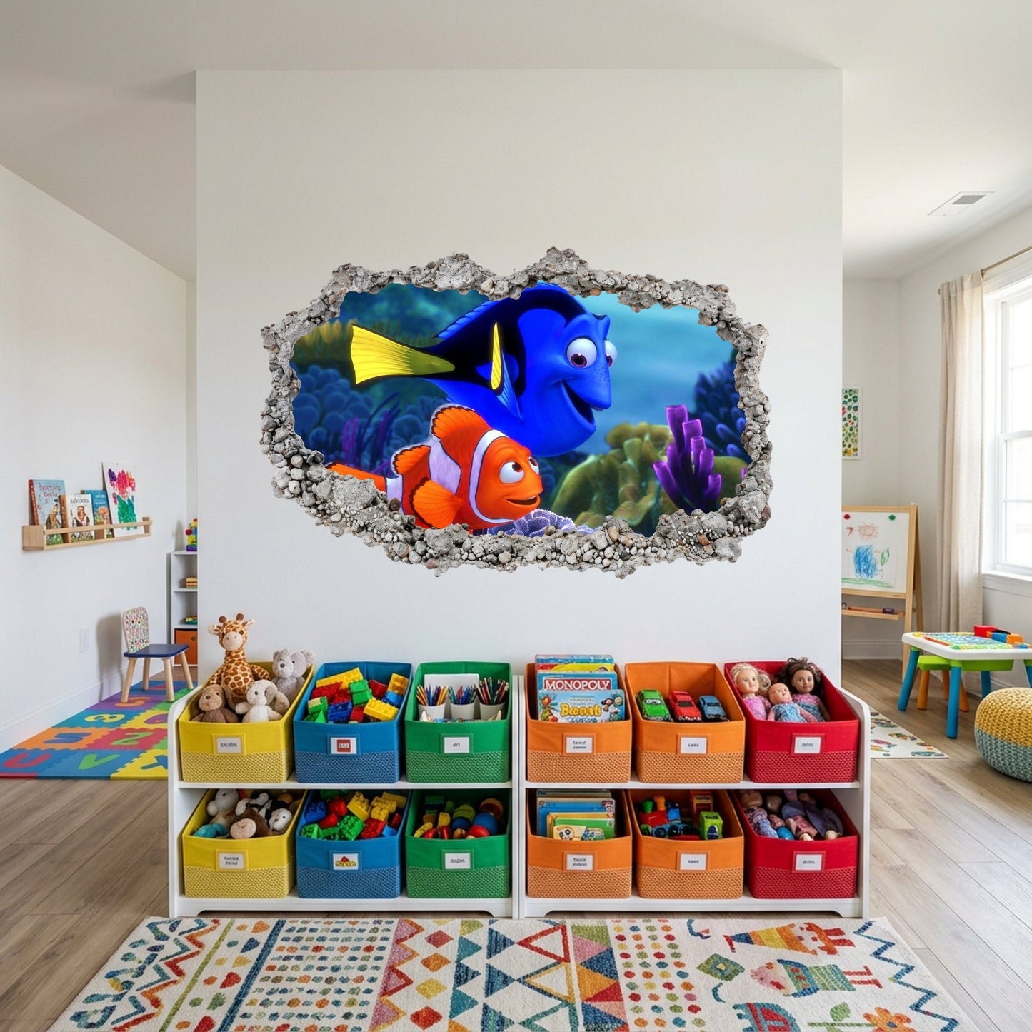 Pixar Finding Nemo Underwater Vinyl Mural Kids Room Decor 164