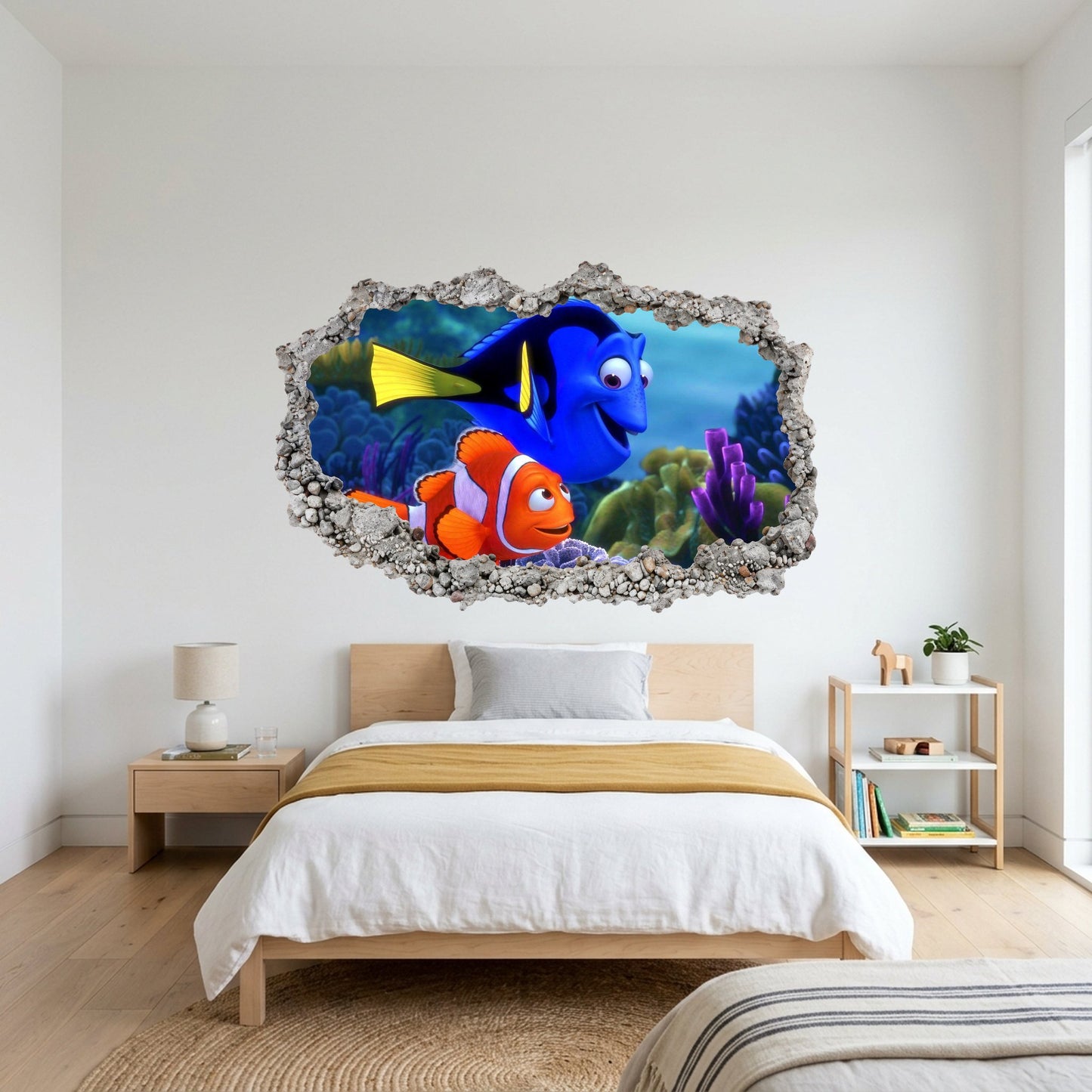 Pixar Finding Nemo Underwater Vinyl Mural Kids Room Decor 164