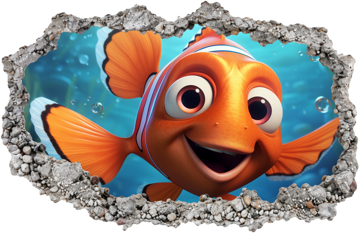 Pixar Finding Nemo Underwater Vinyl Mural Playroom Art Decal 188