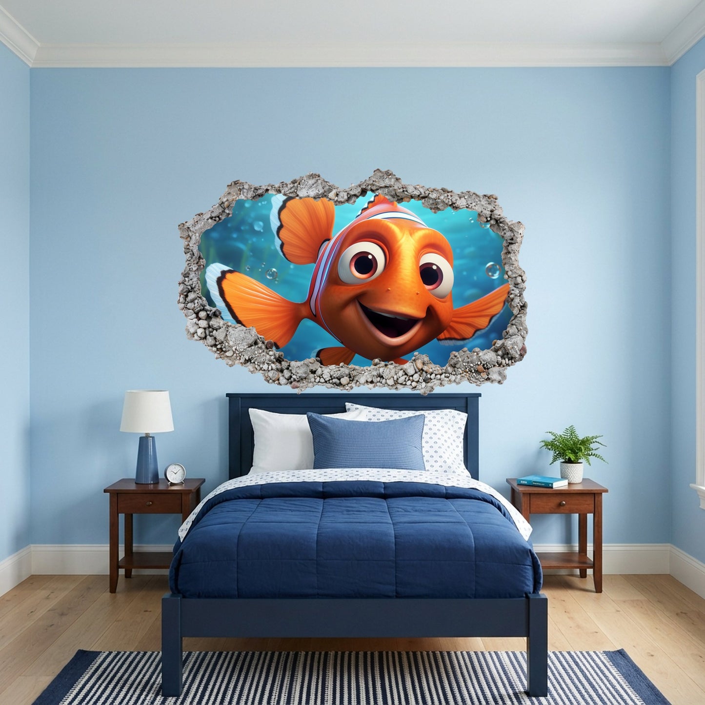 Pixar Finding Nemo Underwater Vinyl Mural Playroom Art Decal 188
