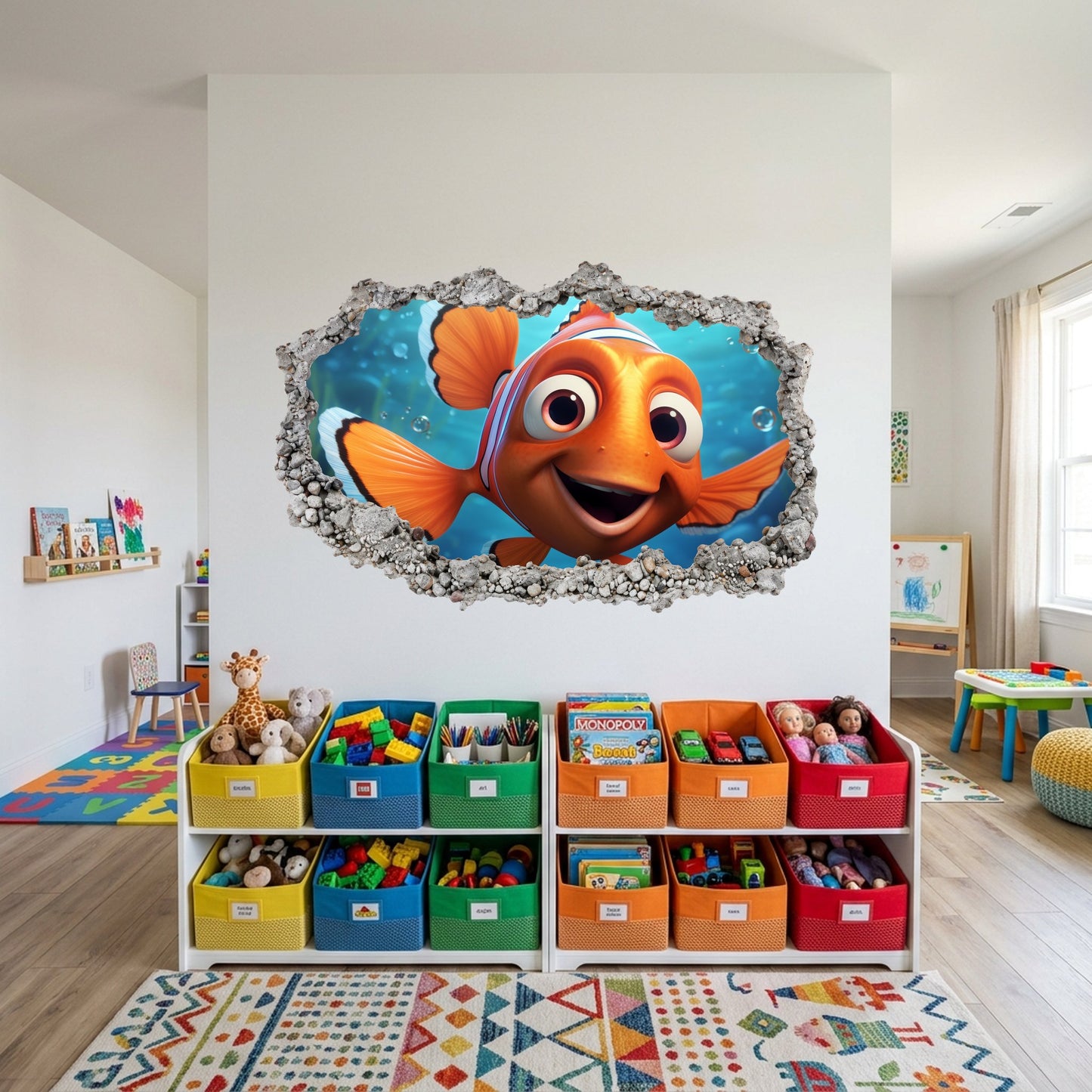 Pixar Finding Nemo Underwater Vinyl Mural Playroom Art Decal 188