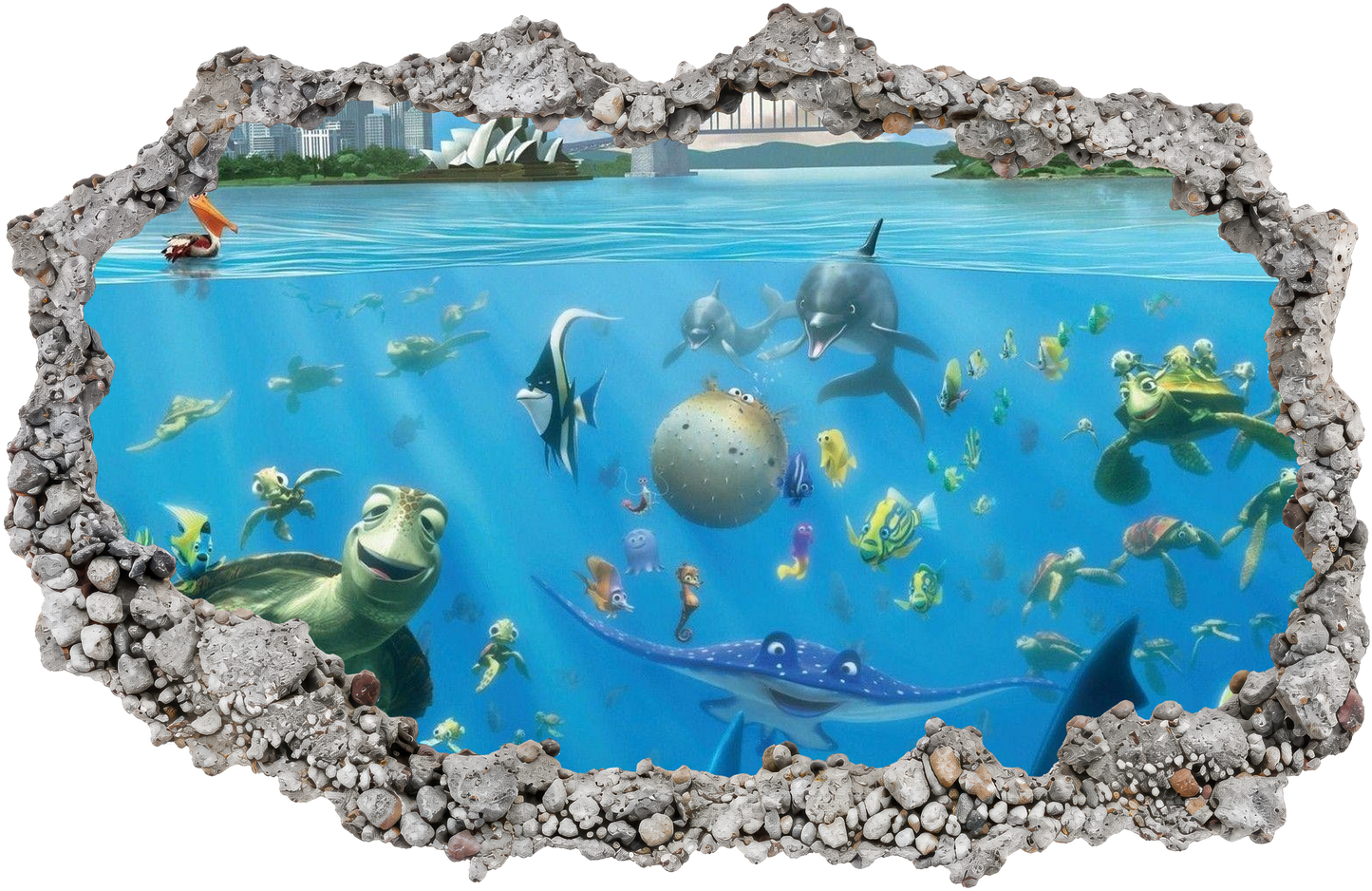 Pixar Finding Nemo Underwater Wall Art Sticker Kids Room Decor 191