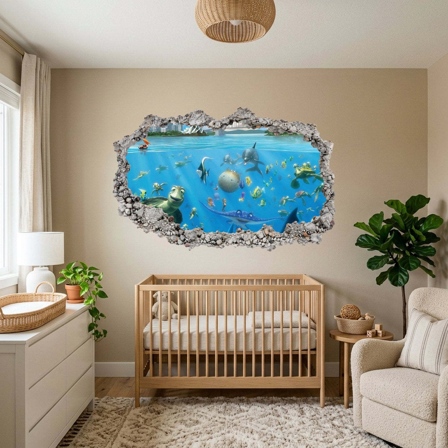 Pixar Finding Nemo Underwater Wall Art Sticker Kids Room Decor 191